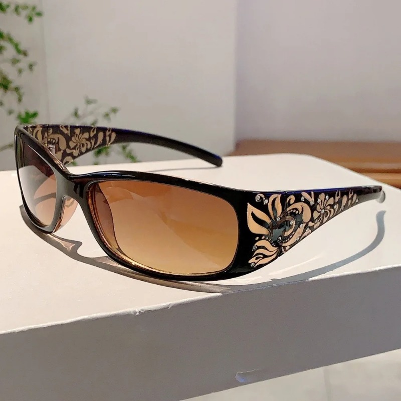 Sunglasses Cat Eye - Модные женские солнцезащитные очки с кристаллами